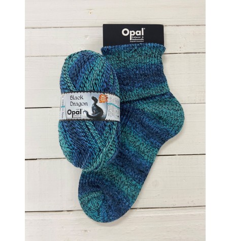 Opal Black Dragon 4ply Sock Yarn